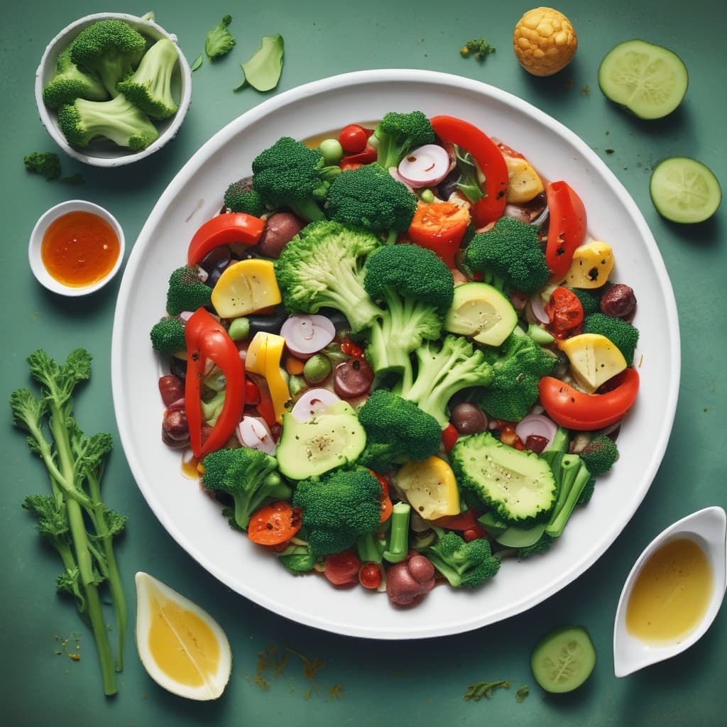 Zeytinyağlı Brokoli Salatası