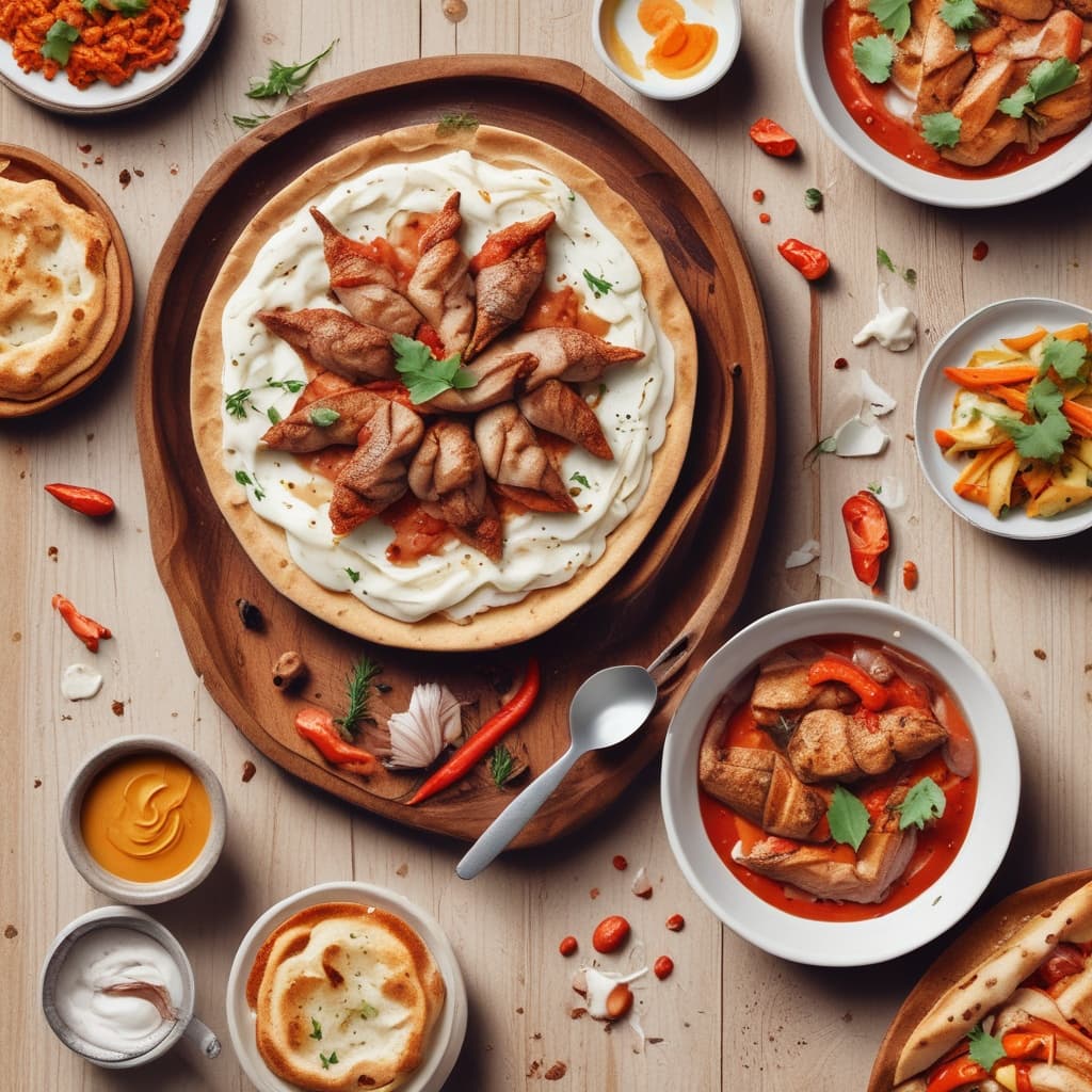 Pideli Tavuk Kebabı