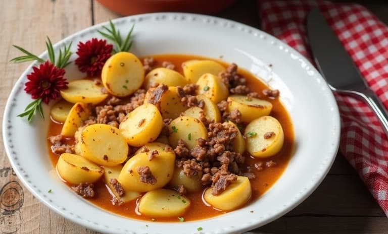 Kıymalı Patates Yemeği