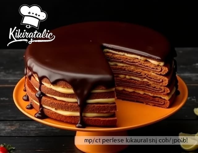 Çikolatalı Krep Pasta