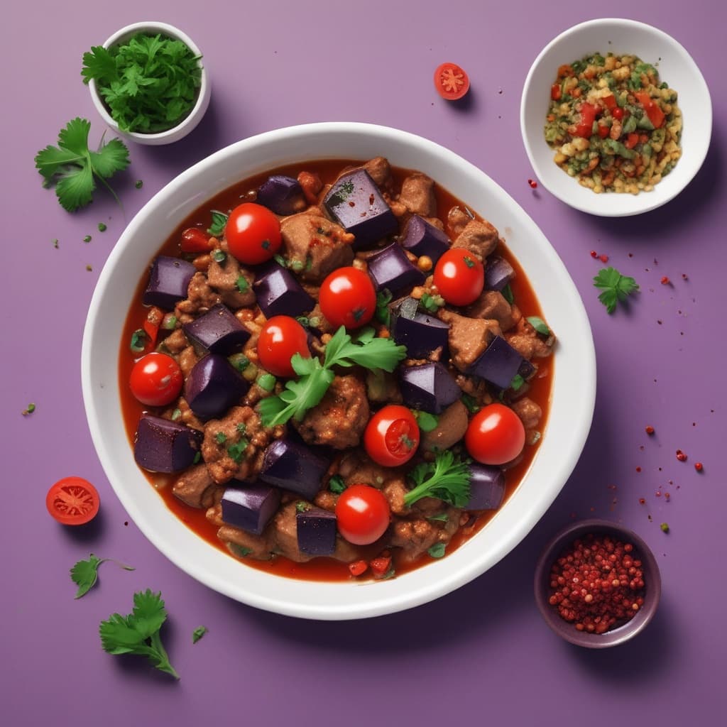 Kıymalı Patlıcan Yemeği